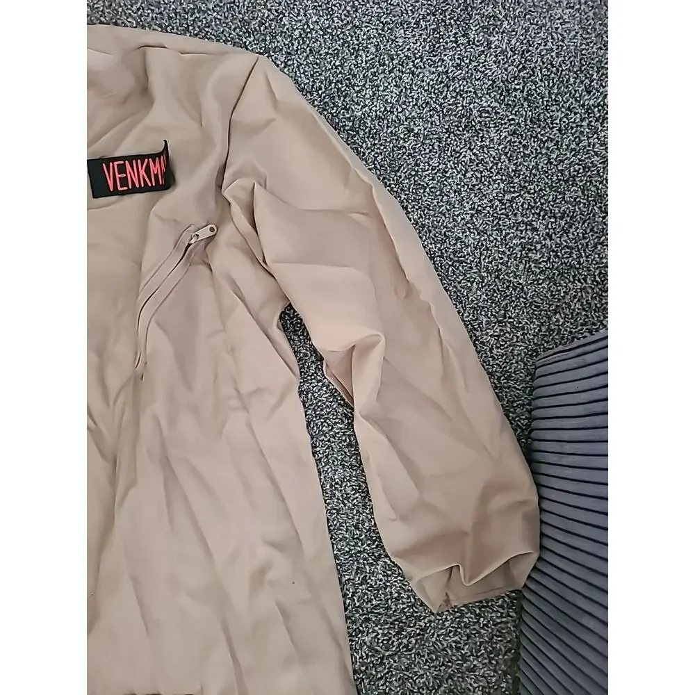 Ghostbusters Venkman Costume Jumpsuit Adult Beige Cosplay Movie Uniform XL - Picture 5 of 9